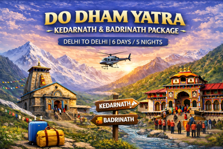 Sacred Do Dham Yatra – Kedarnath and Badrinath Tour Package from Delhi (6 Days Round Trip)