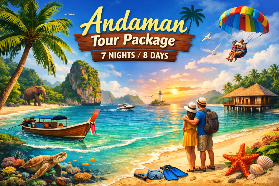 🌴 Andaman Tour Package – 7 Nights / 8 Days