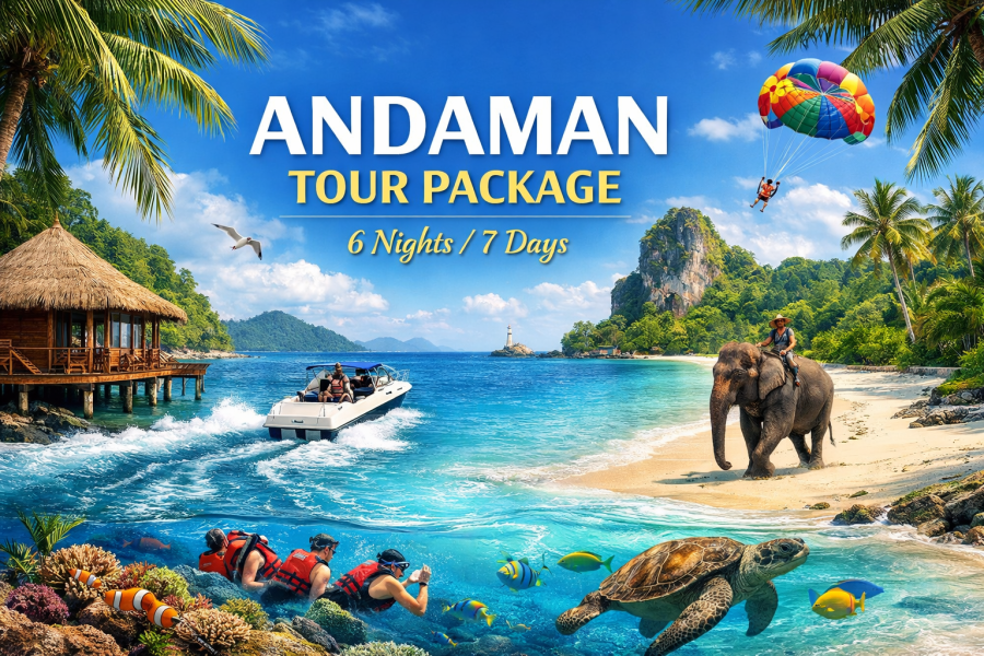 🌴 Andaman Tour Package – 6 Nights / 7 Days