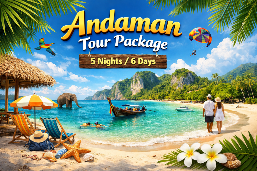 🌴 Andaman Tour Package – 5 Nights / 6 Days