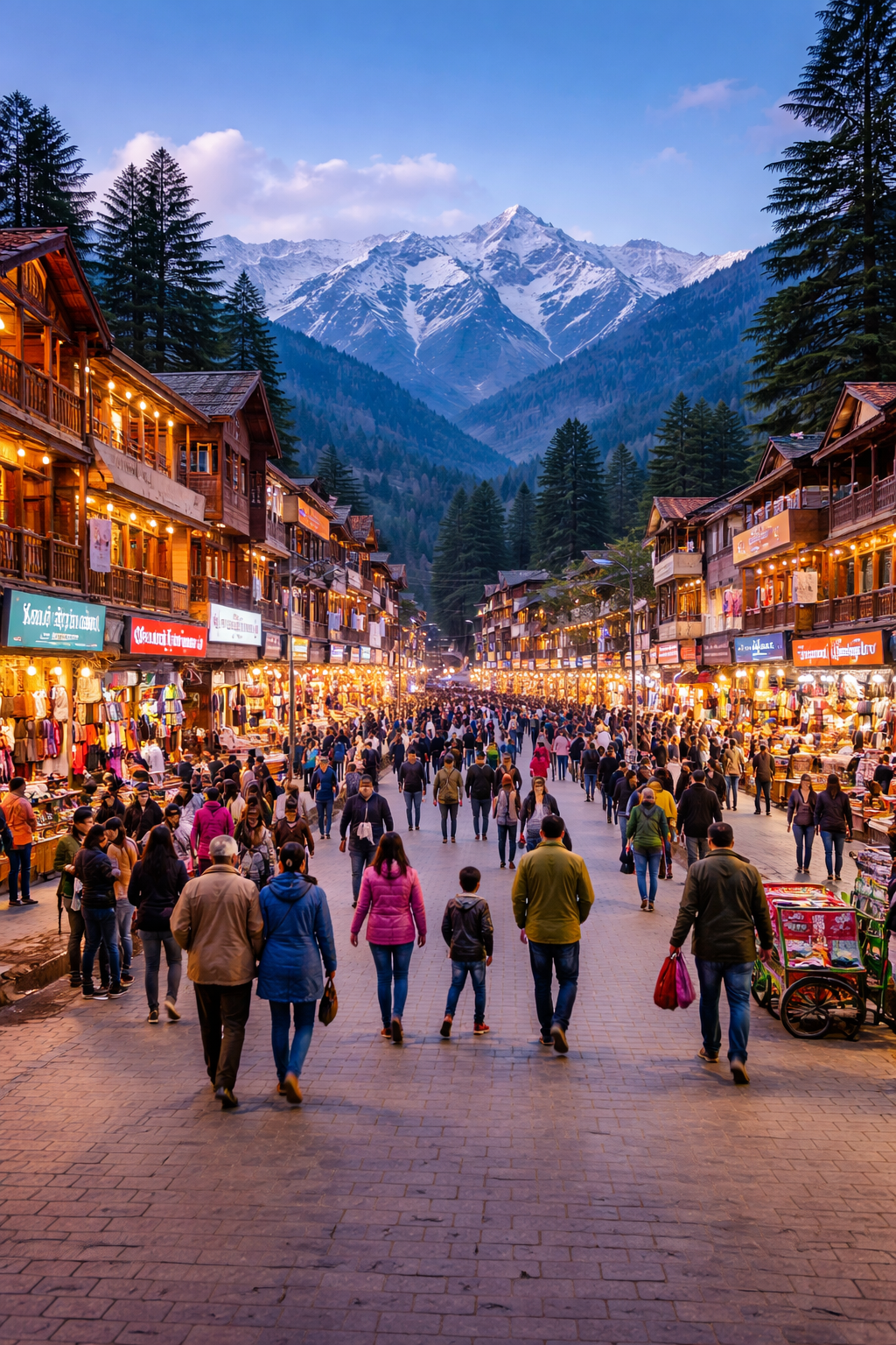 Day 1: Arrival in Manali – Local Sightseeing 🌄