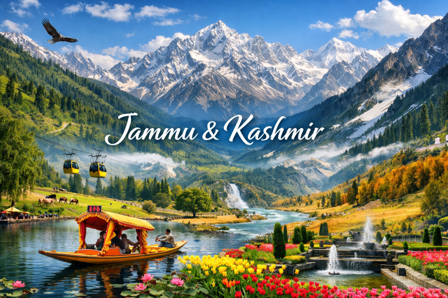 Jammu & Kashmir Itinerary – 3 Nights / 4 Days 🏔️🌿