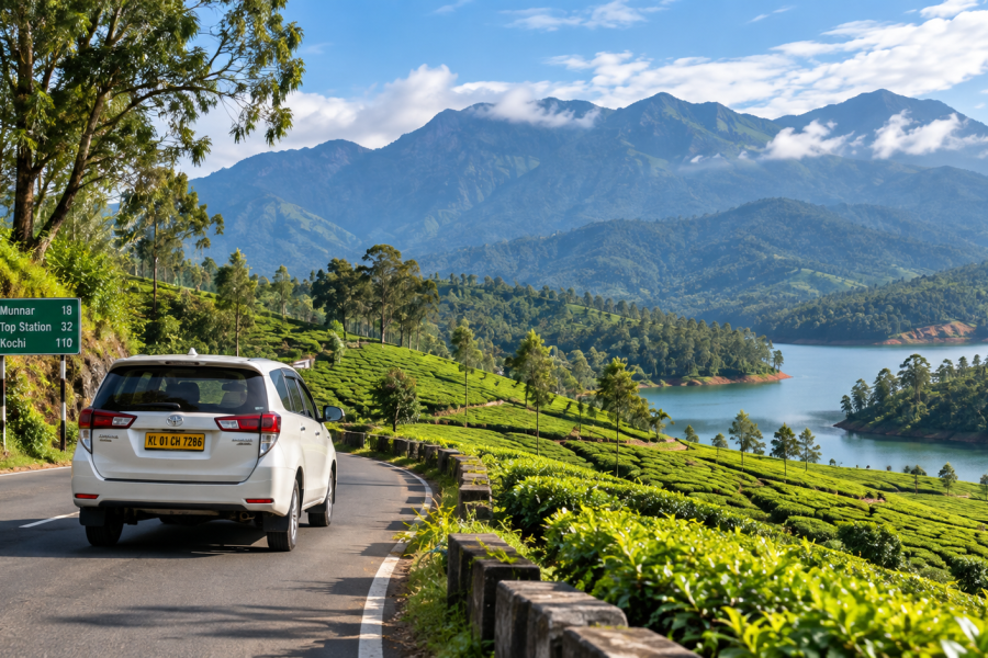 Kerala – 7 Nights 8 Days | Munnar, Thekkady, Alleppey, Varkala, Kovalam & Trivandrum
