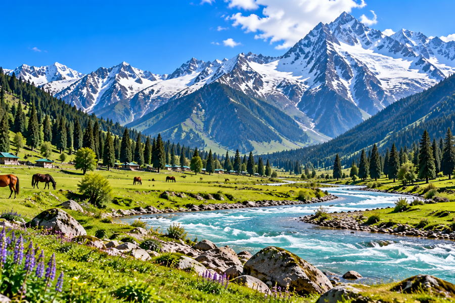 Kashmir Tour Package – 4 Nights 5 Days | Srinagar, Gulmarg, Pahalgam & Sonamarg
