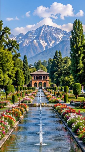 Day 1 – Srinagar Arrival → Mughal Gardens → Dal Lake Shikara Ride